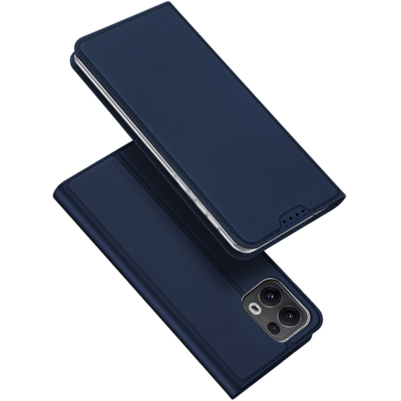  Etui z klapką Dux Ducis Skin Pro do Oppo Reno 13 Pro, granatowe